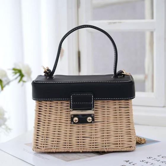 New Arrival: Practical Straw Bag — Western Retro & Ethnic Style, Unique, Fashionable, and Versatile Hand-Woven Bag